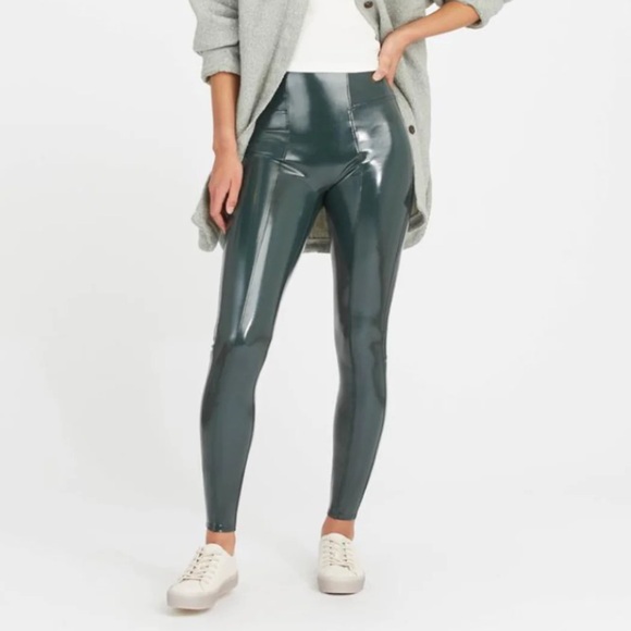 SPANX Faux Patent Leather Leggings - Picture 6 of 6
